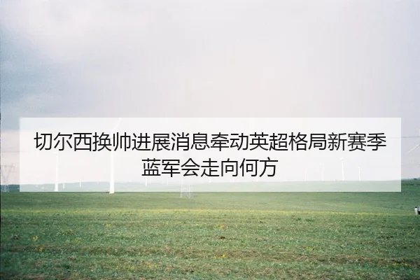 切尔西换帅进展消息牵动英超格局新赛季蓝军会走向何方 | kaiyun